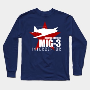 WW2 Russian Fighter - Mig-3 Long Sleeve T-Shirt